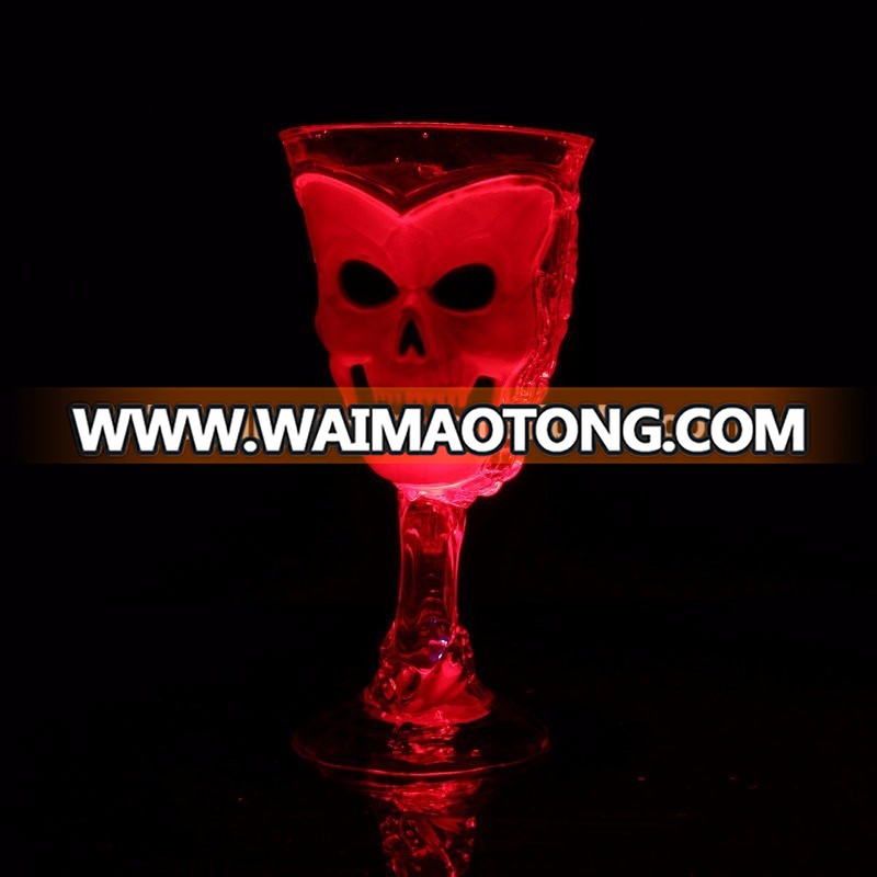 DAILY Halloween Party Supplies LED Flash Cup Horror Ghost Bar Club Halloween Party Skull Cup Halloween