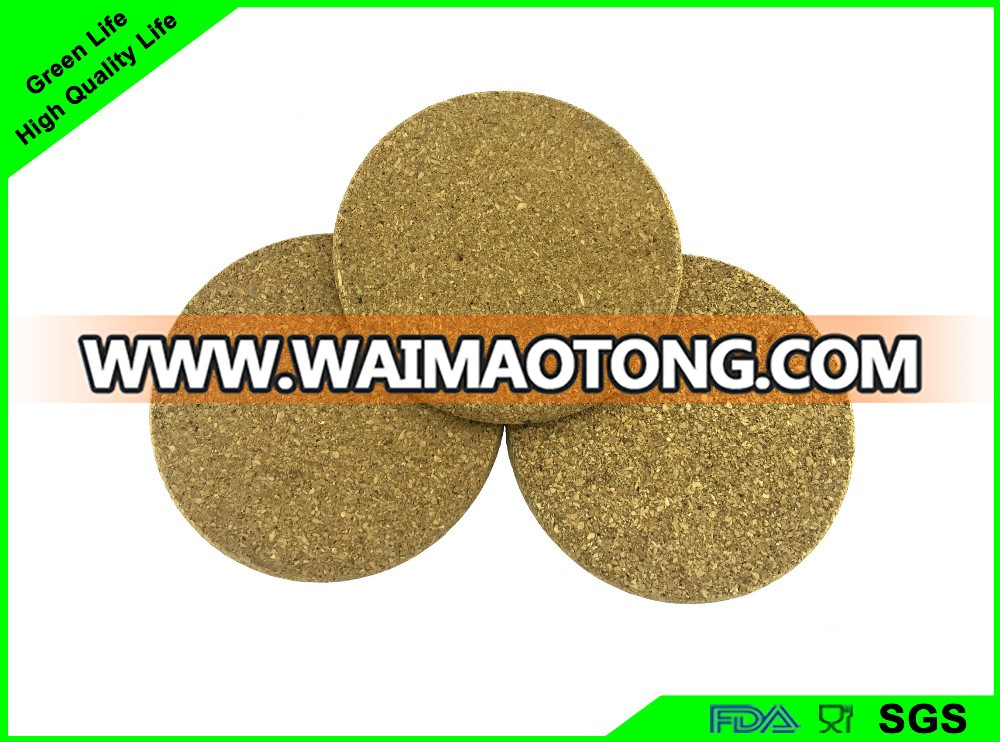 Hot selling customized cork hot pads for kitchen tableware