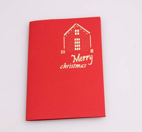 Cheap Price Wholesale Printing Christmas Card 3d Greeting Card