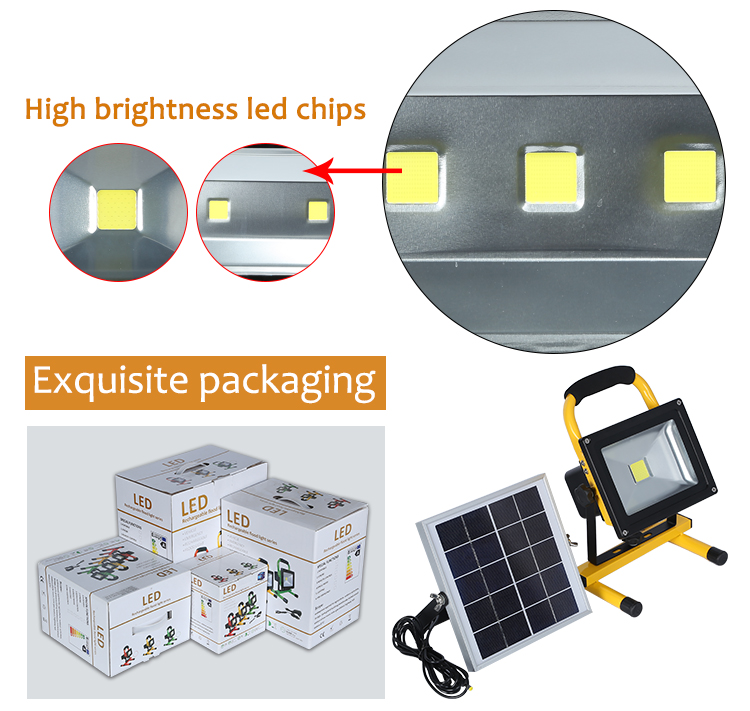 IP65 waterproof stadium hight bright dimmable 150w solar led flood light