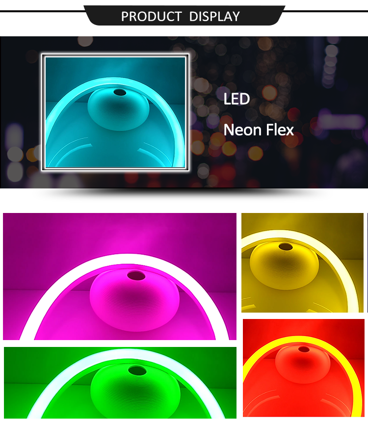 IP68 Waterproof 24V Led Neon Flex RGB