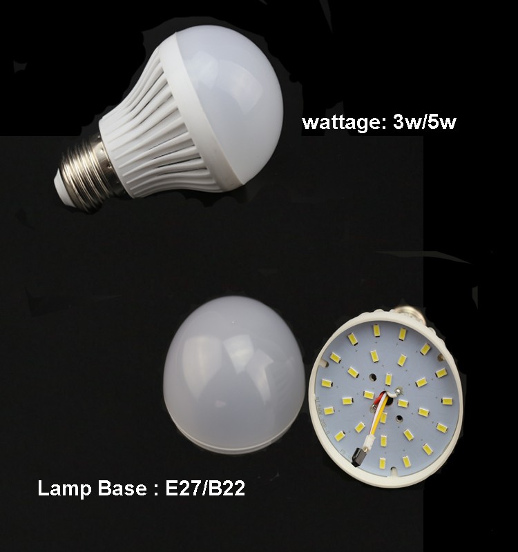 SMD 2935 3w 5w 7w 9w mini motion sensor led light led bulb raw material