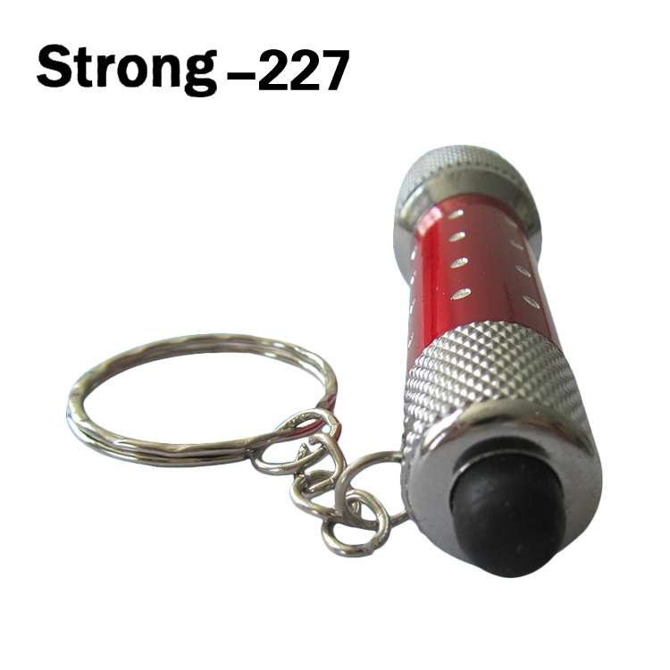 On Off 3 led flashlight keychain made in Zhejiang