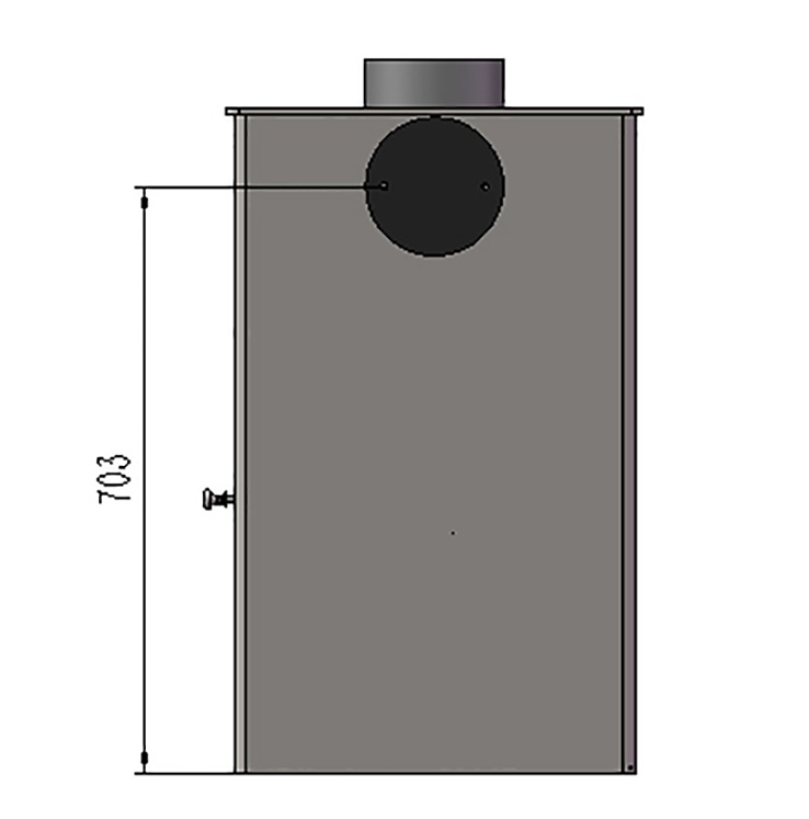 Newest Steel Comes With Firewood Box Wholesale Checkout Stove External Air Inlet