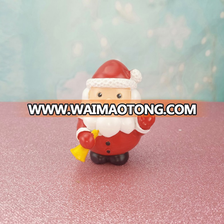 Wholesale cheap Christmas home decoration resin miniature snowman santa deer statue