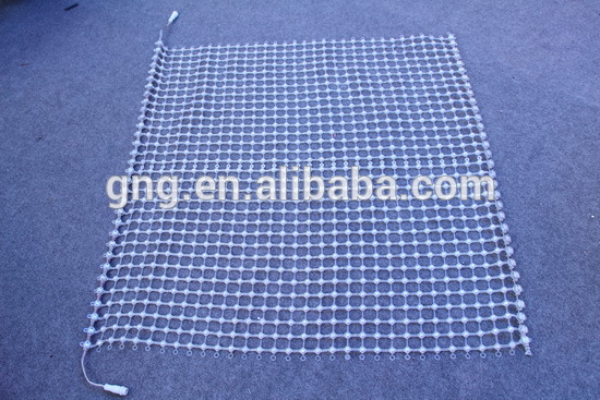 Flexible led mesh screen portable soft led lights roll up professional led mesh curved led screen