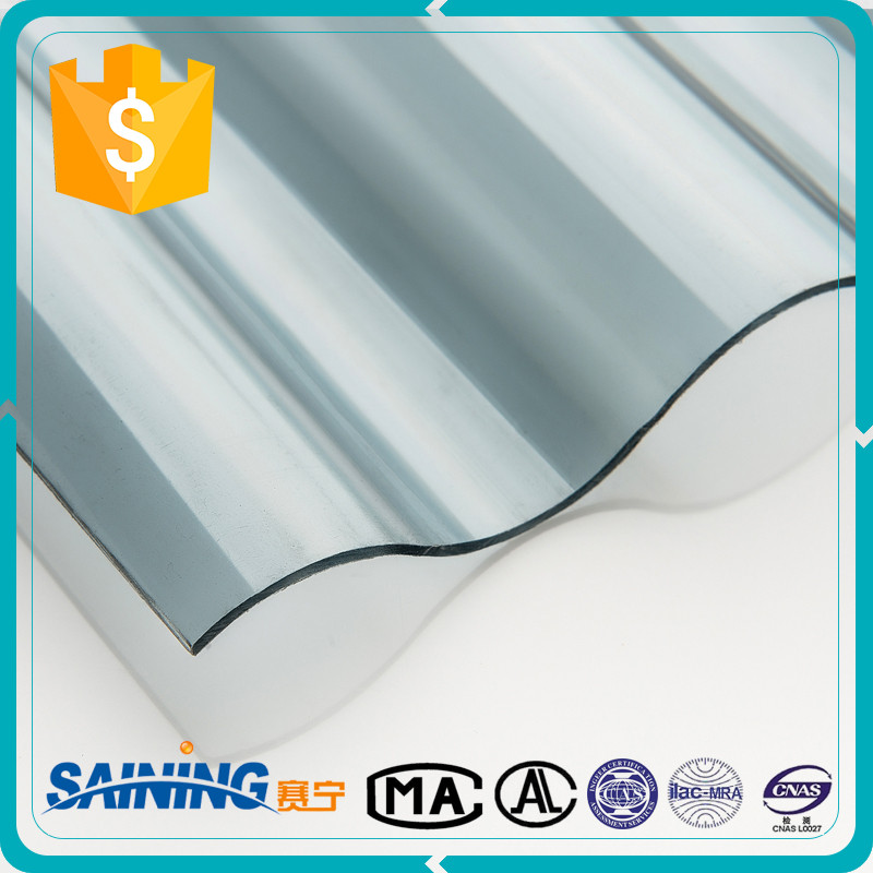 Polycarbonate resin color corrugated plastic roofing