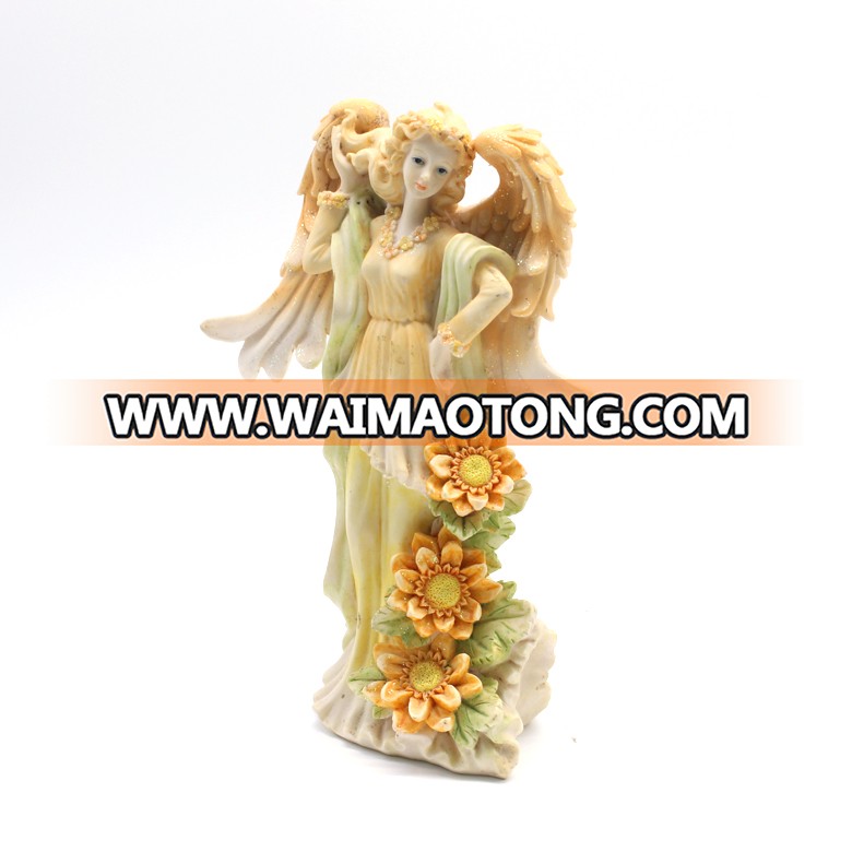 OEM creative design polyresin garden crafts fairy figurines statues for sale