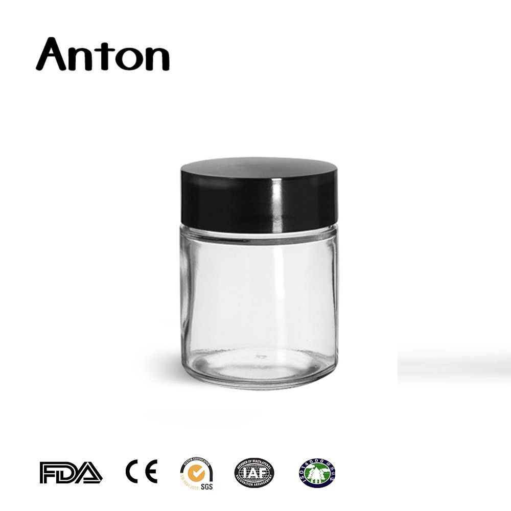 25ml A large number of wholesale glass cream jar amber cream glass jar high quality cheap price cream glass bottles