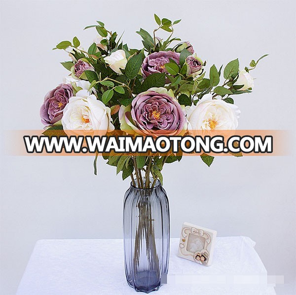 Best selling silk artificial rose flower for wedding