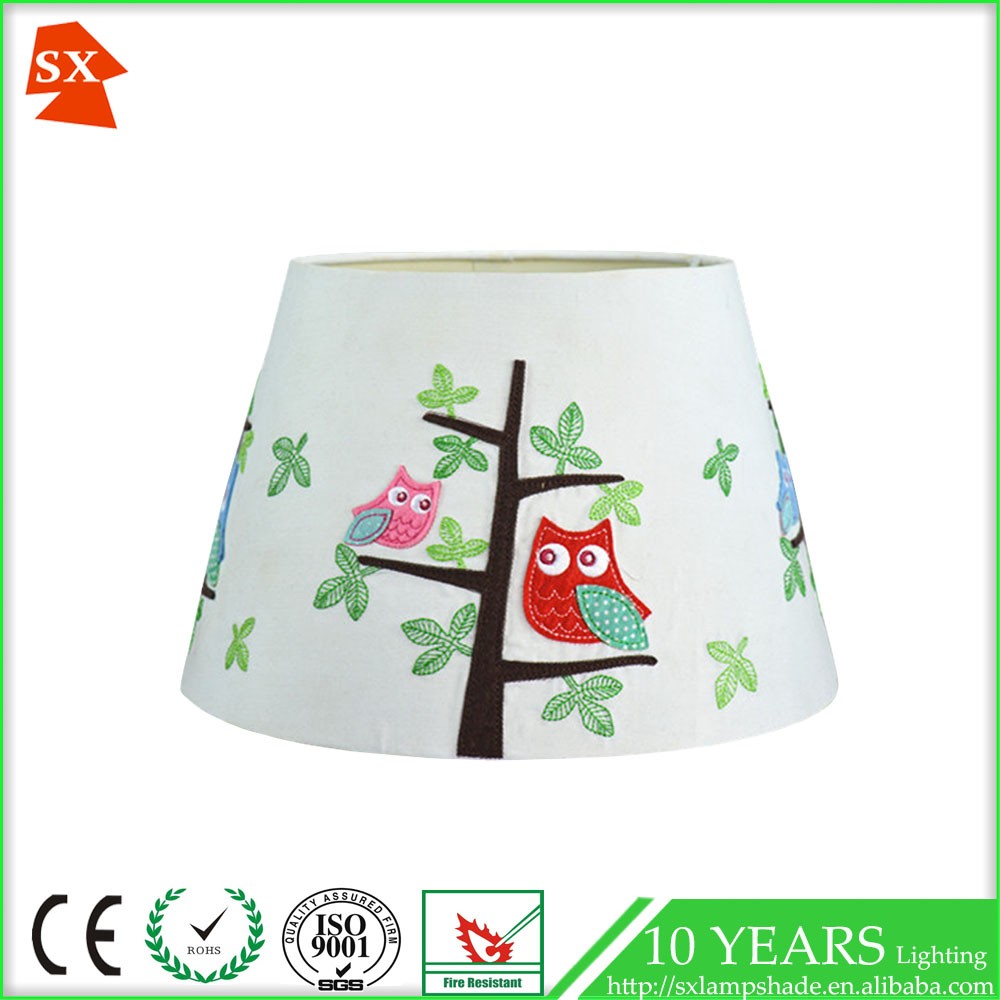 oriental duck large design drum art decoration baby children oval flower light shades