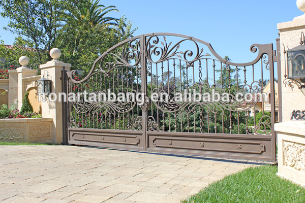 Hot new products for 2018 wrought iron villa gate designs