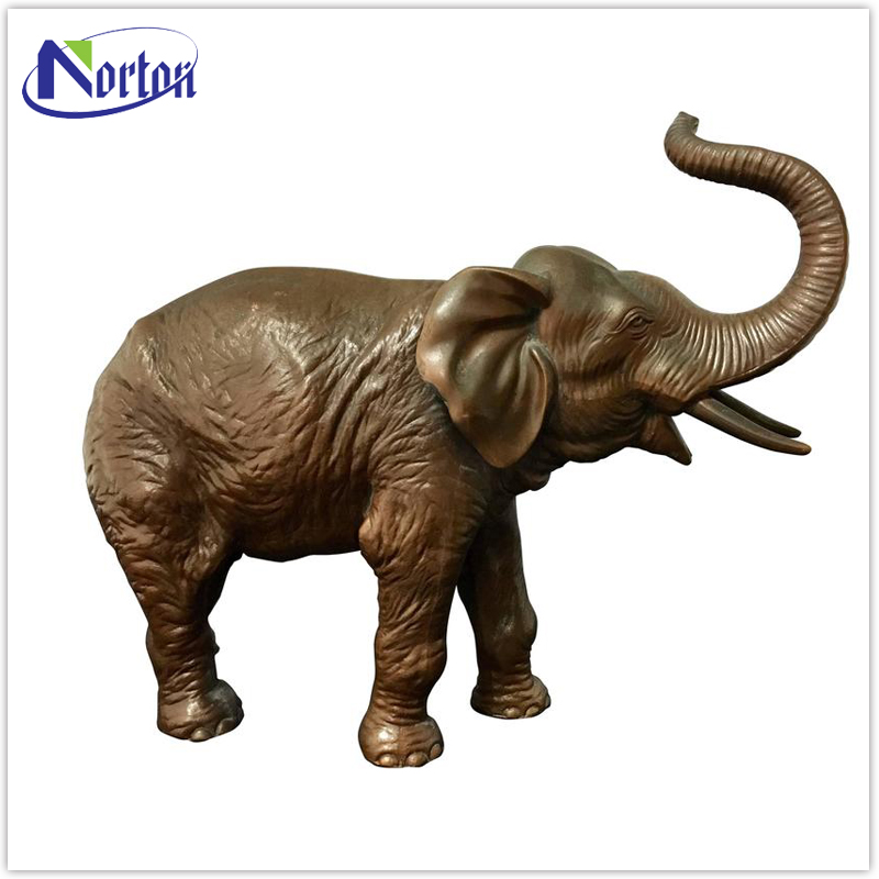 Antique life sizebronze elephant sculpture NTBA-307L