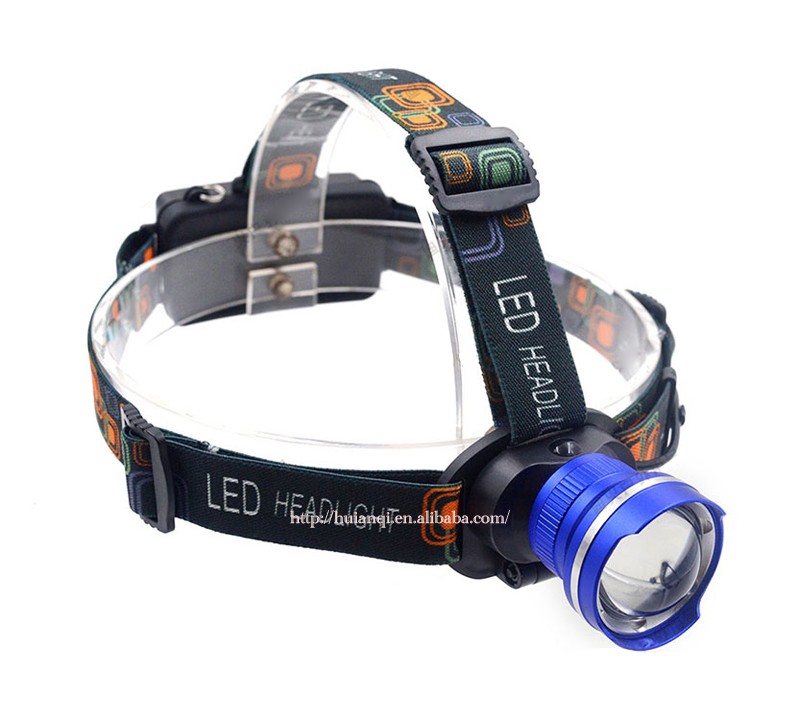 Factory wholesale high quality strong function camping flash light rechargeable 18650 battery headlamp with charger