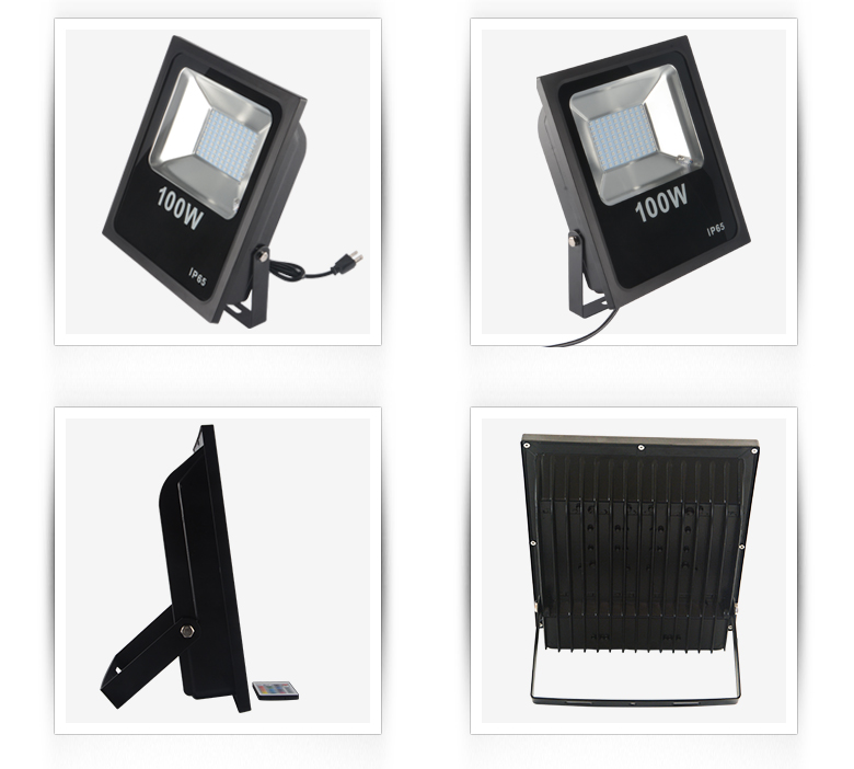 Outdoor waterproof SMD 100w rgb led flood light for park