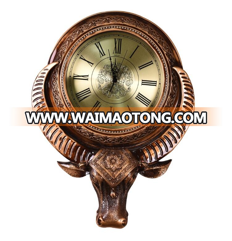 decorative flower shape wall clock