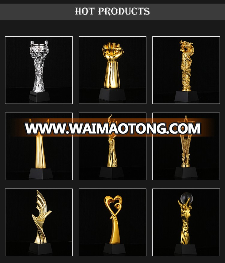 Wholesale Creative Trophy Shape Polyresin Trophy