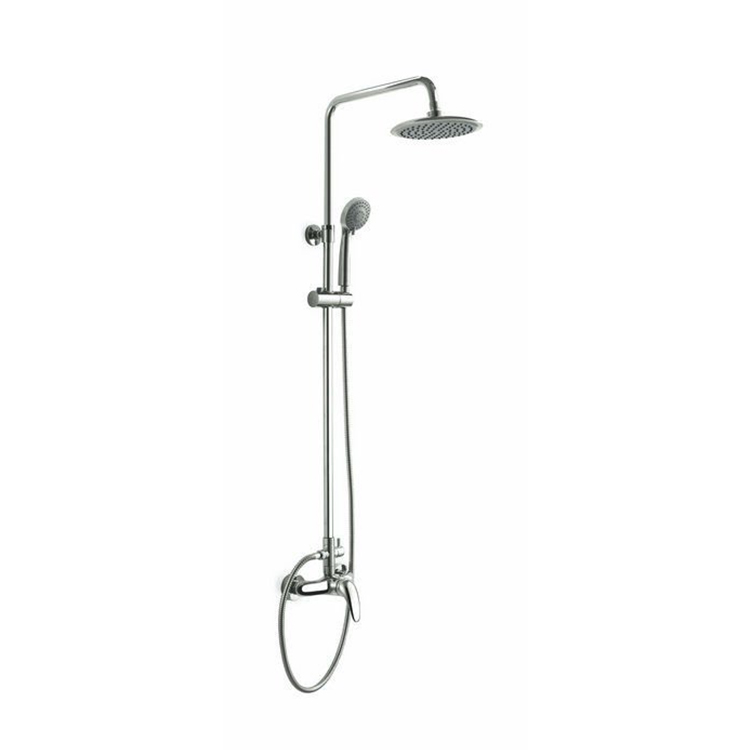 modern bathroom brass bath rainfall shower set faucet and column Thermostatic Two function shower column