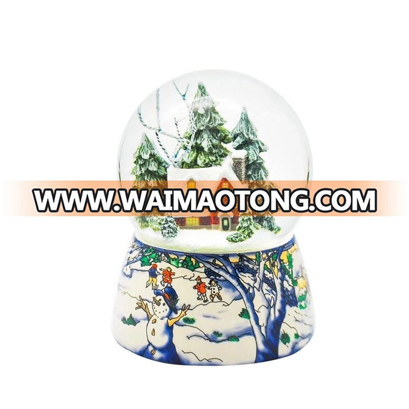 Custom polyresin India Buddha souvenir snow globe for sale