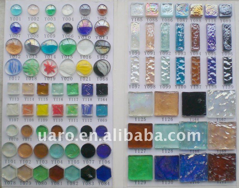 High quality glazed natural stone pebbles mosaic tile