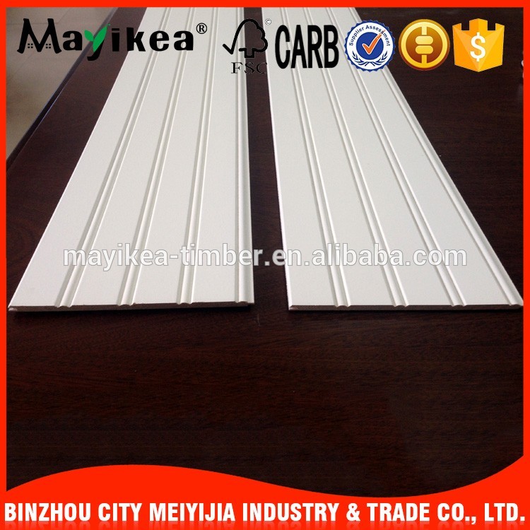 Wholesale Chinese top quality product white painted mdf frame moulding