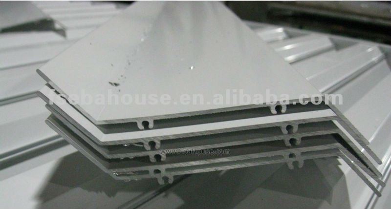 Powder coated aluminum louver window for air-conditioner protection