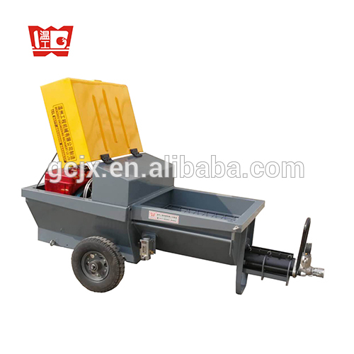 cement mortar diesel plastering machine for sale