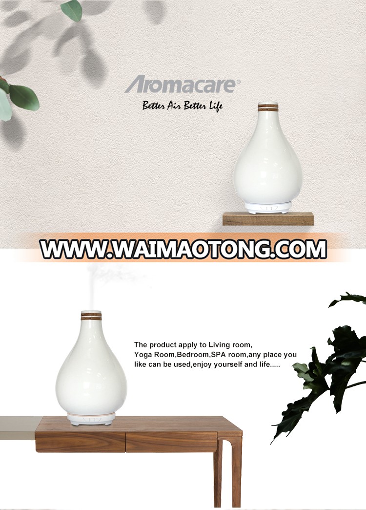 2018 New 100ml Aroma Oil Diffuser Ceramic Humidifier