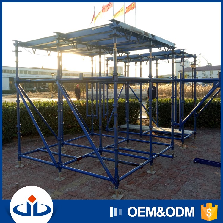 Durable Scaffold Q235B Materials Hot Dipped Galvanized Cuplock Standard Scaffold Bracket