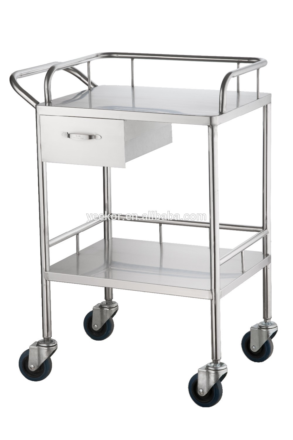 stainless steel medical trolley for treatment