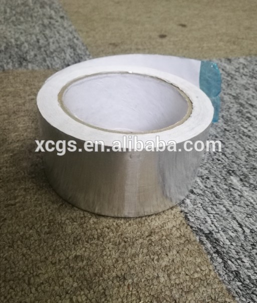 High Temperature Waterproof Self Adhesive Silver Fireproof Aluminum Foil Tape