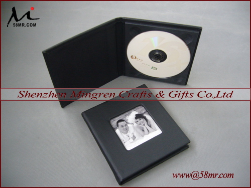 Ivory Nice Leather CD DVD Case Holder Album