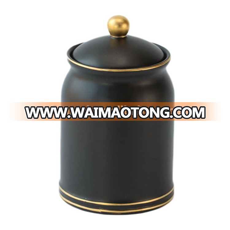 Food Use and Ceramic Material Wholesale Cheap Ceramic Storage Jar With Different Lids