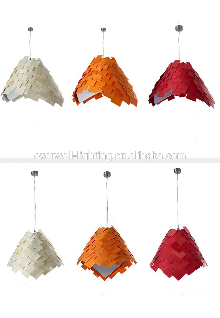 wood  decorative pendant lamp