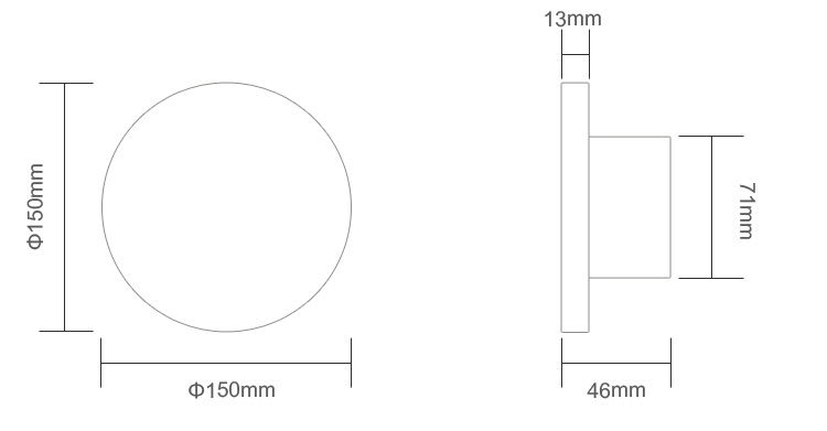 Aluminum Waterproof 12W COB LED Garden Wall Light