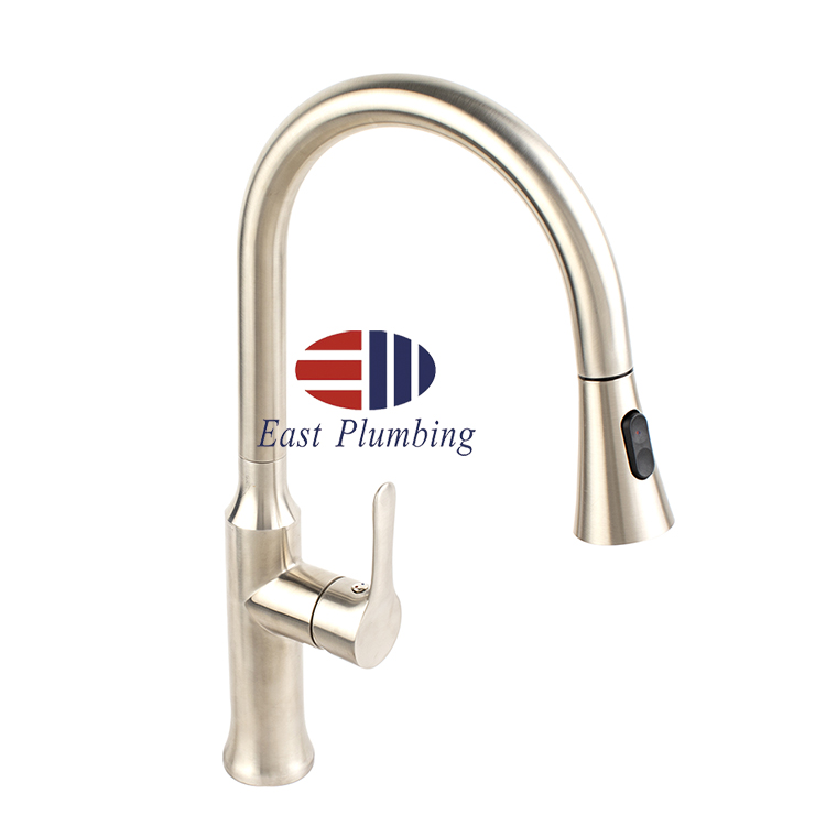 CUPC Single-Handle Kitchen Sink Faucet with Pull Down Sprayer