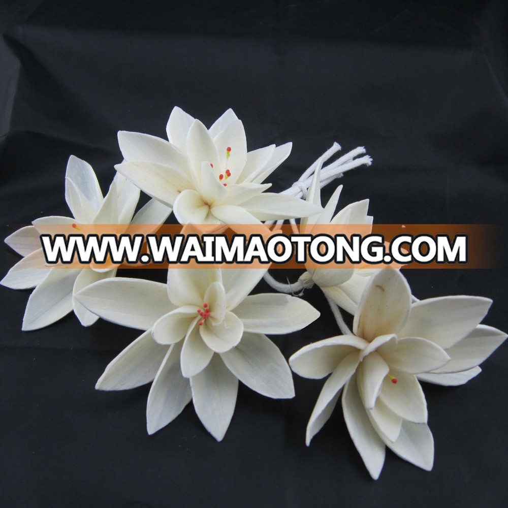 White Sola Wood Artificial Flower