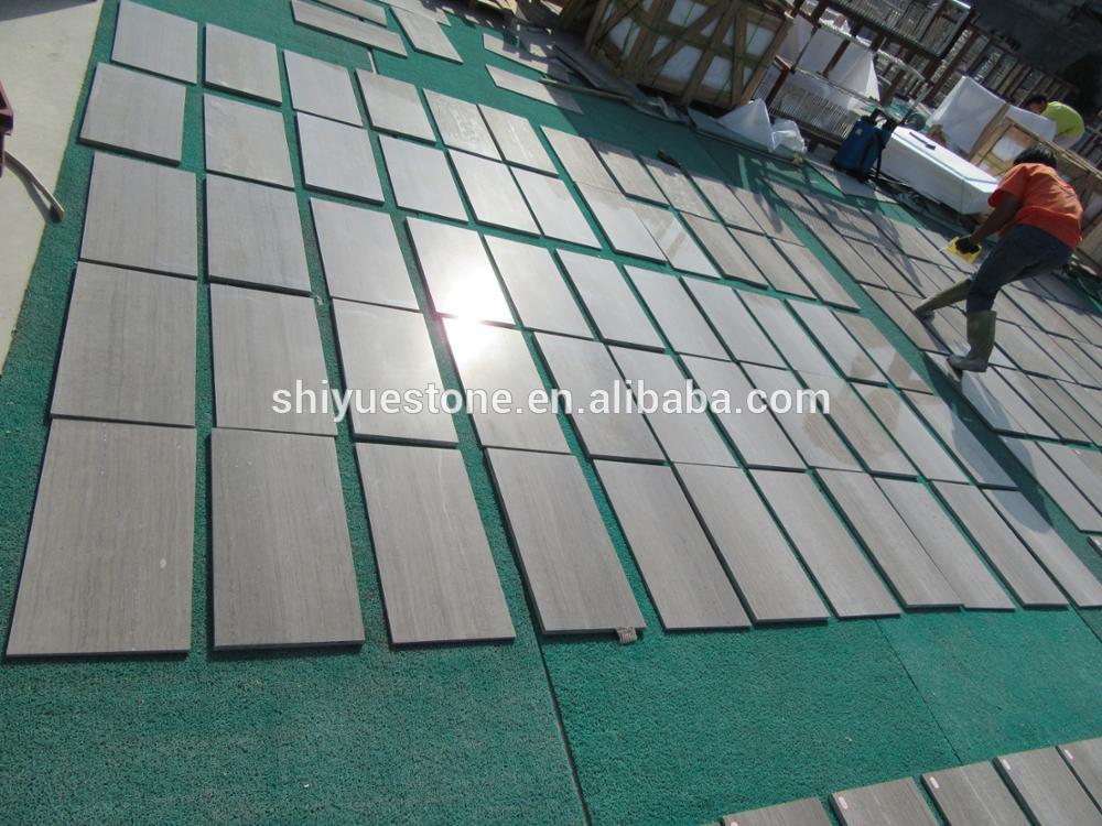 Honed China Cheapest Grey Grain Stone Tiles Be Used For Wall Paneling