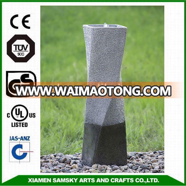 Garden big size polyresin stone fountains for sale