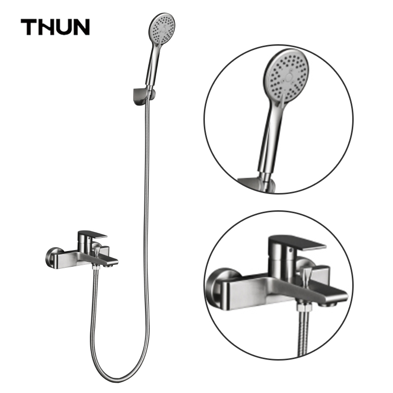 High Quality 304 Stainless Steel bathroom hand shower head set