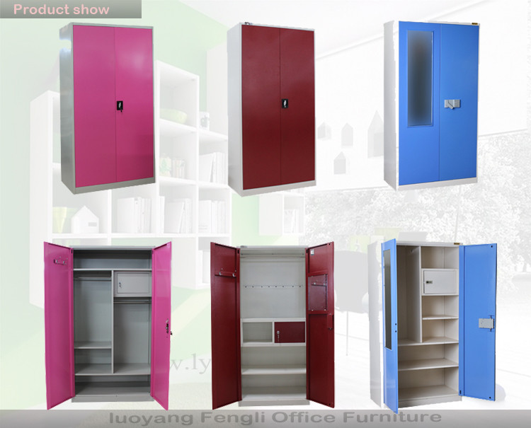 Luoyang factory manufacture assembled steel mobile pedestal cabinet with 2 drawer