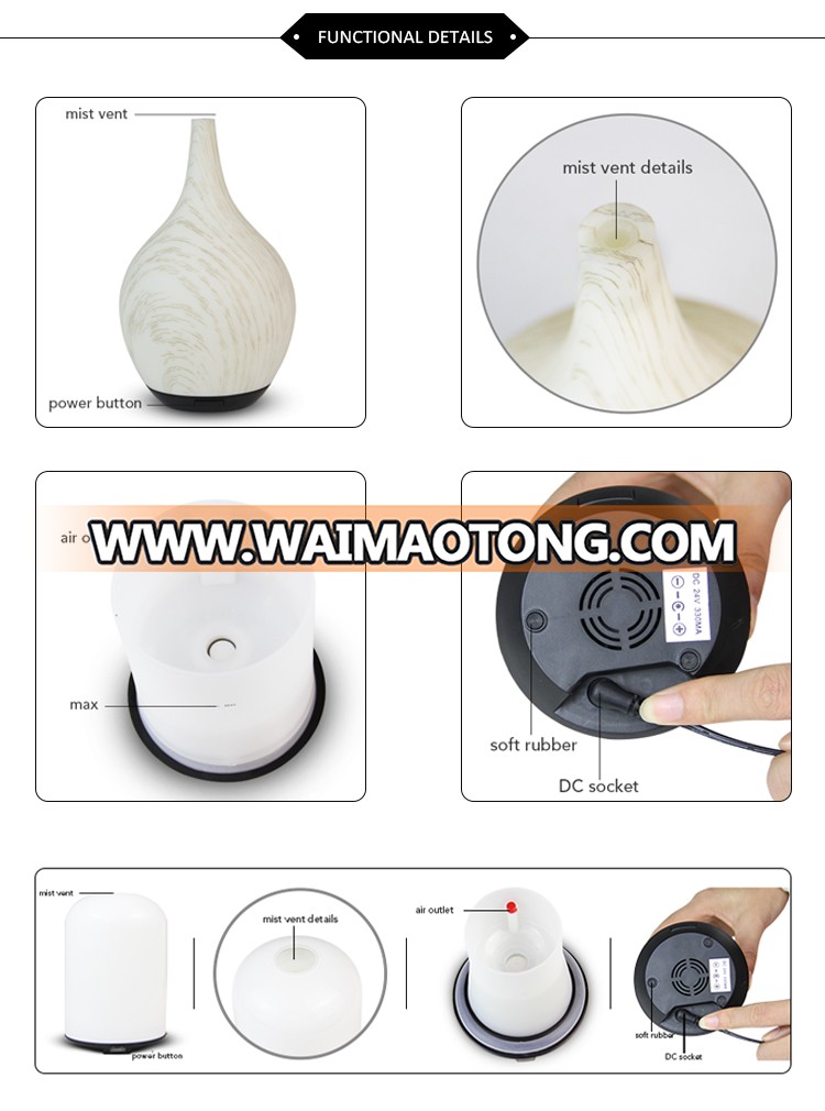 Plastic Led Diffuser Essential Oil Aromatherapy Diffuser