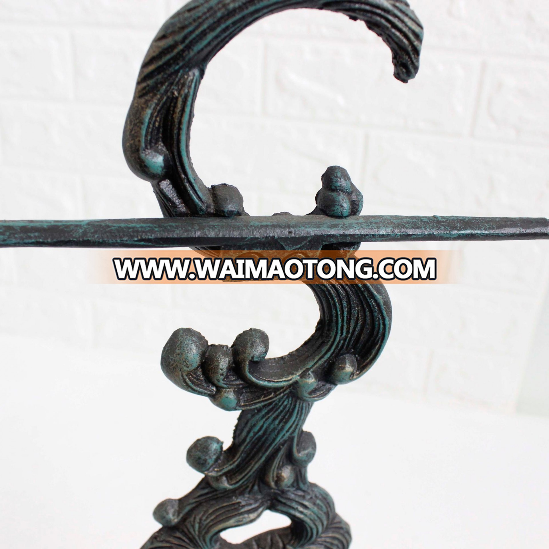 Custom-made decorative metal art indoor antique cast iron umbrella stands