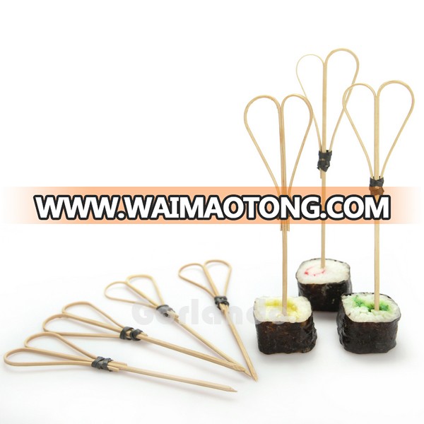 Heart Attractive Design Appetizer Bamboo Cocktail Picks