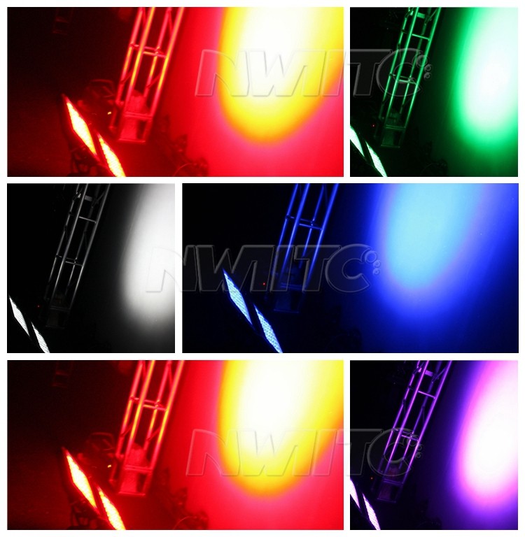 Professional DMX 96pcs 18w rgbwauv 6 in 1 led city color light