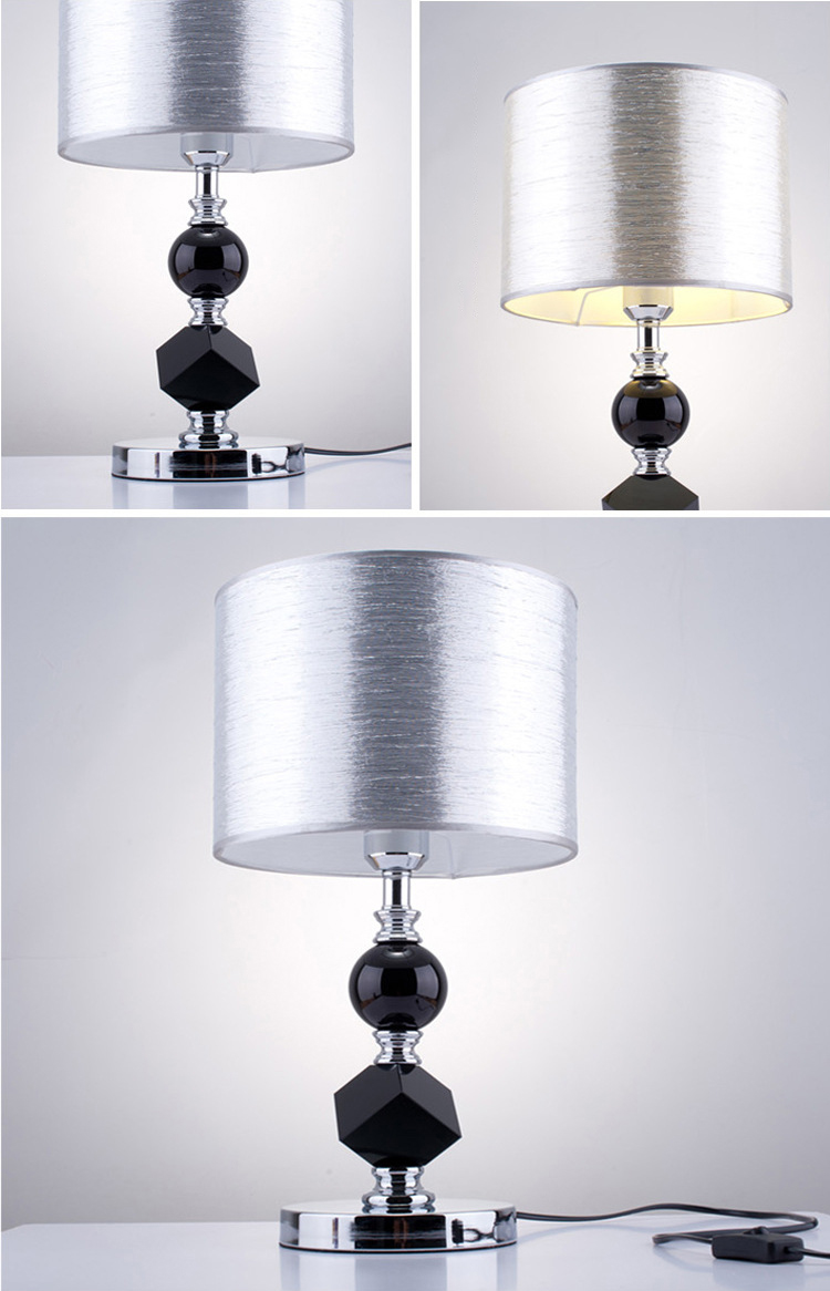 Free Shipping Hotel Bedside Lamp bedroom bedside  crystal decorative modern simple table lamp