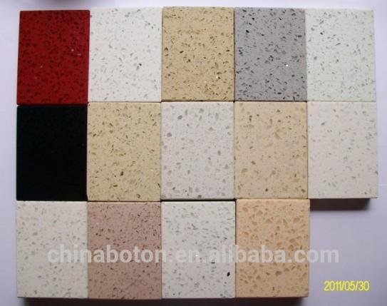 Red /White /Blue /Black /Mirror yunfu Factory Tce Quartz Stone