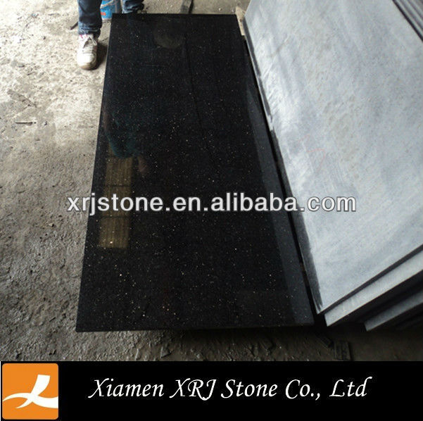 Natural black galaxy granite Indian granite price for sale