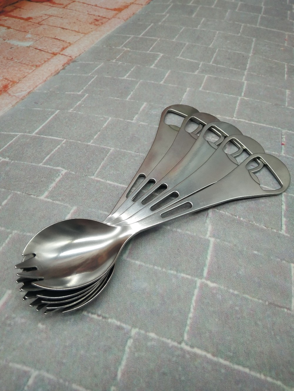 spoon fork bottle opener multifunctional patented beer spoon in stock for instant shipping