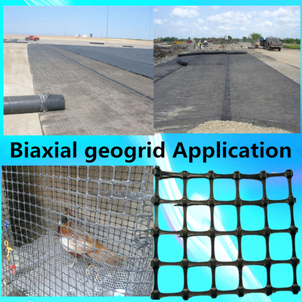 BX1100 Price Fiberglass Driveway Biaxial Geogrid 40KN PP